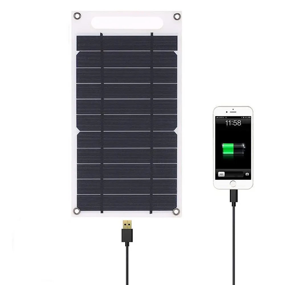 30W Portable Solar Panel with USB Power Bank