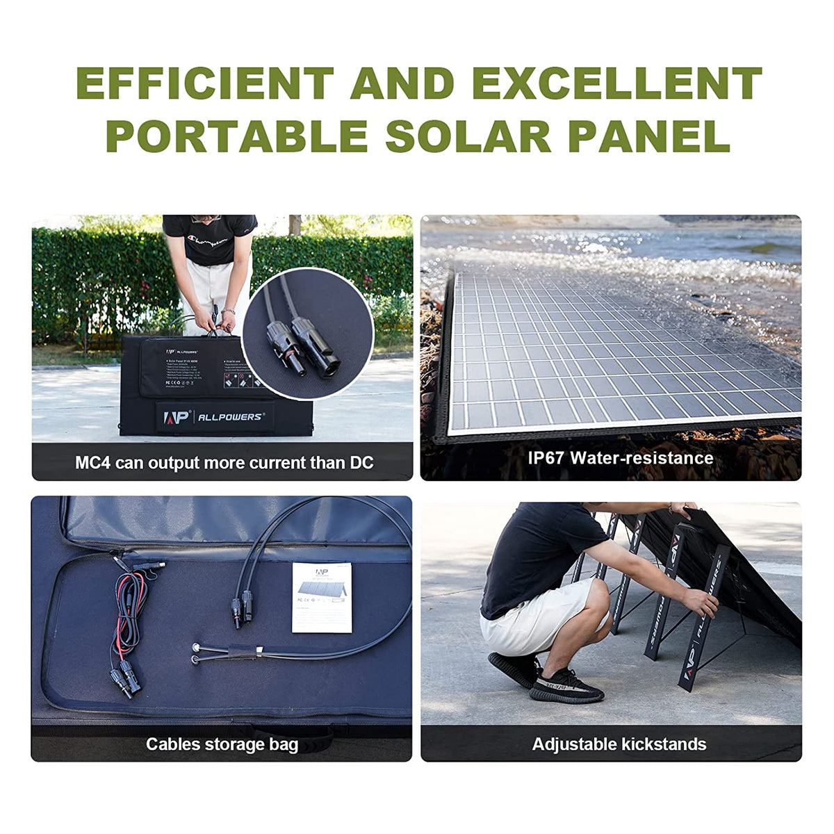 ALLPOWERS Portable Solar Panels