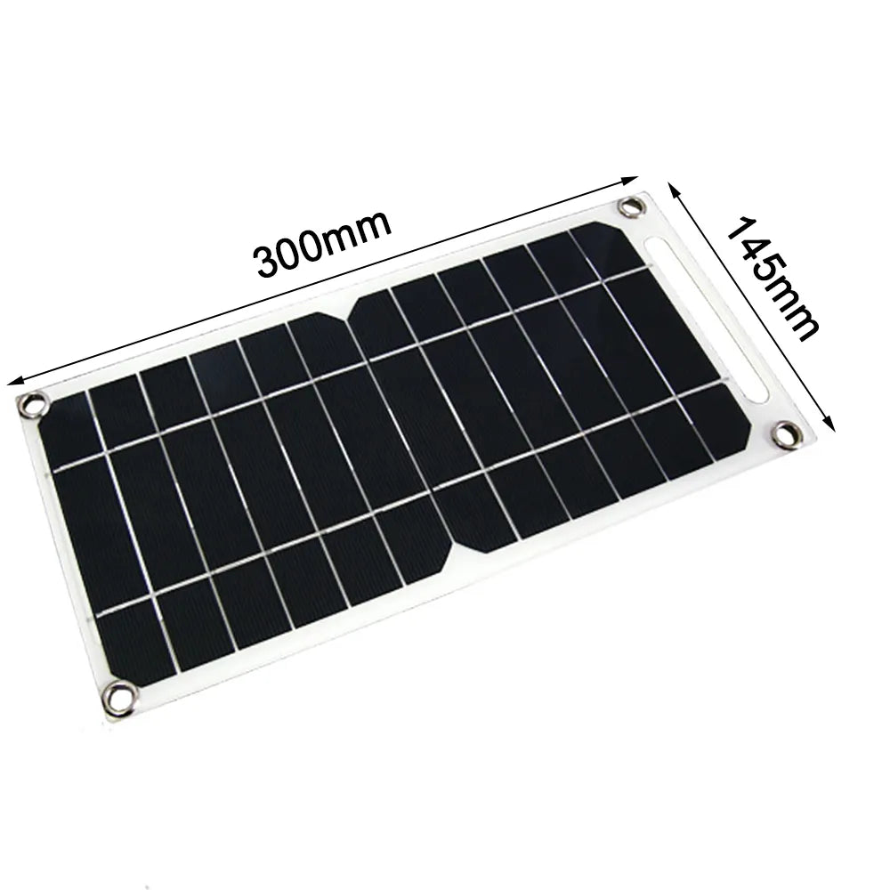 30W Portable Solar Panel with USB Power Bank