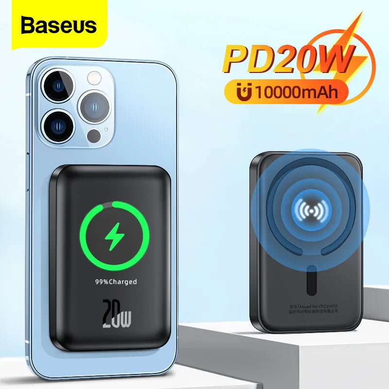 Baseus 6000mAh Magnetic Wireless Phone Charger