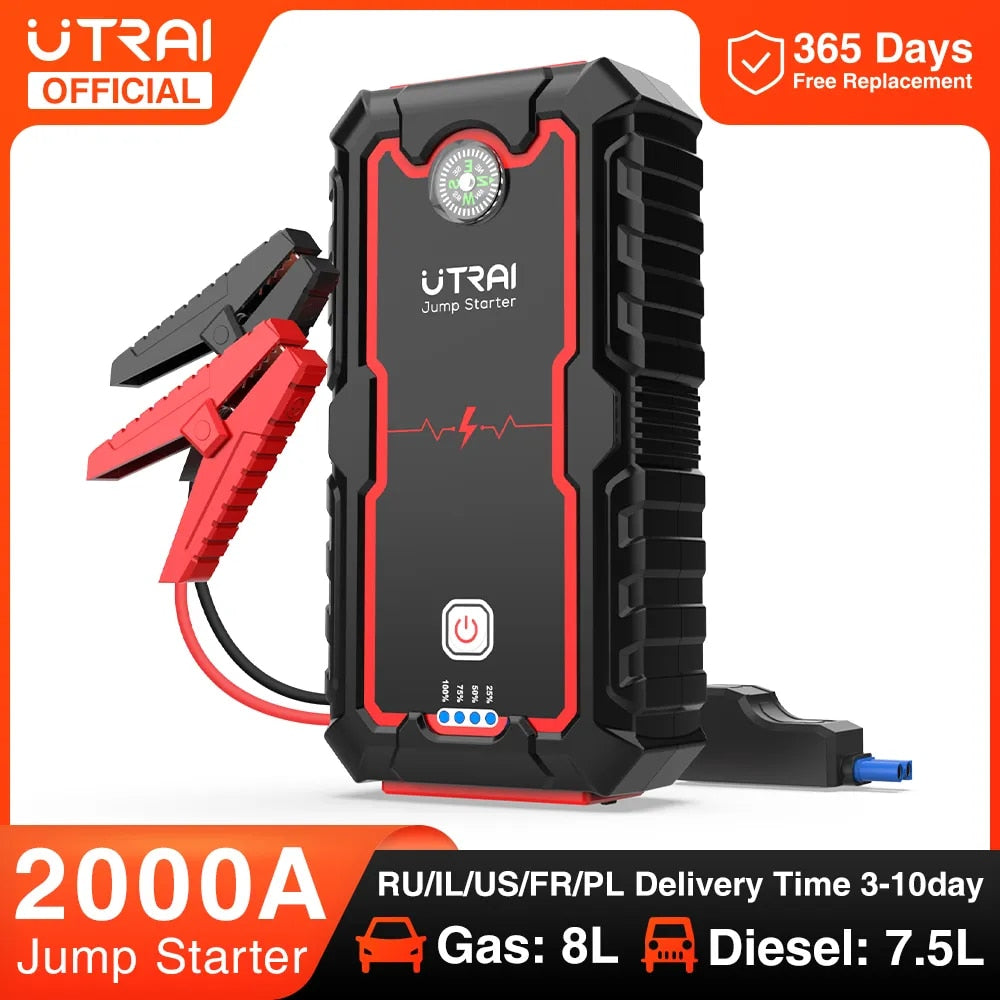 UTRAI Power Bank  2000A Jump Starter Portable Charger