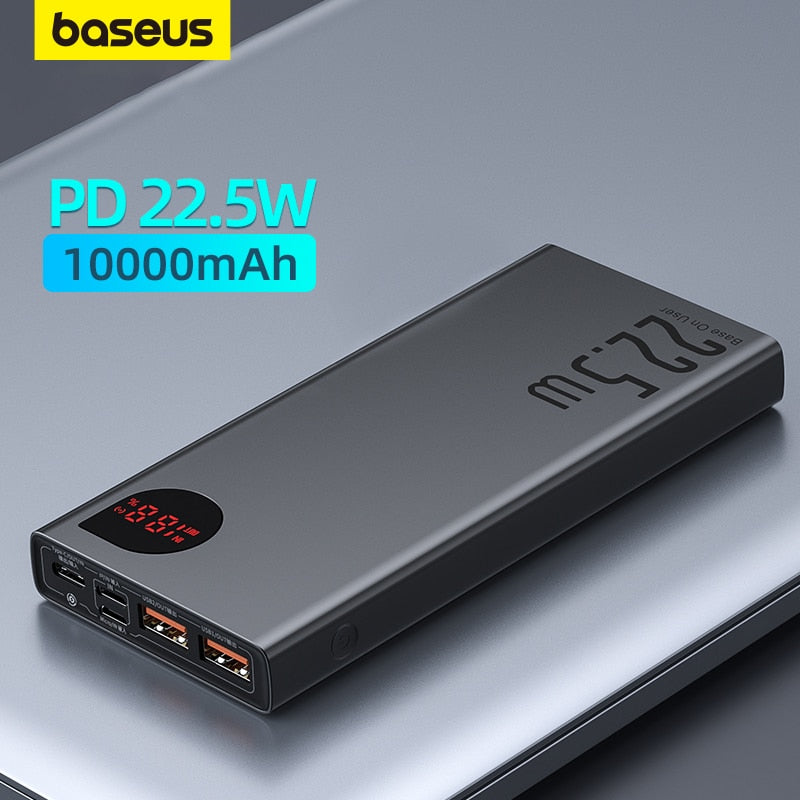 Baseus Power Bank 10000mAh with 22.5W PD Fast Charging