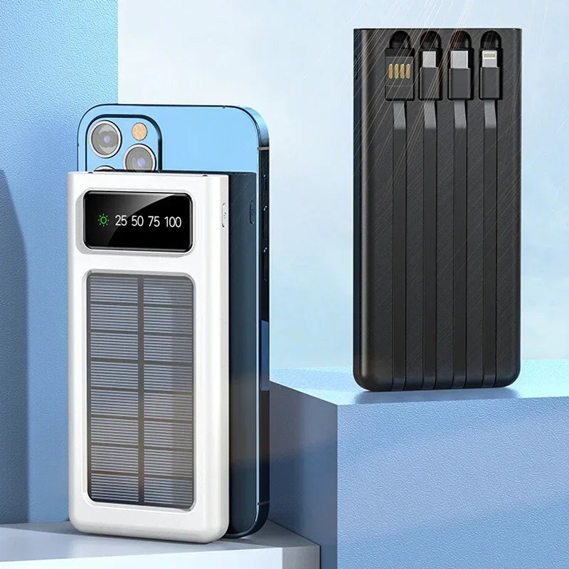 Ultra-Large Capacity Solar Charging Power Bank - 200000mAh